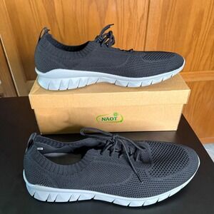 NAOT Galaxy M Black Knit Vegan Comfort Walking Shoes Mens Size 46 US‎ 13 NIB
